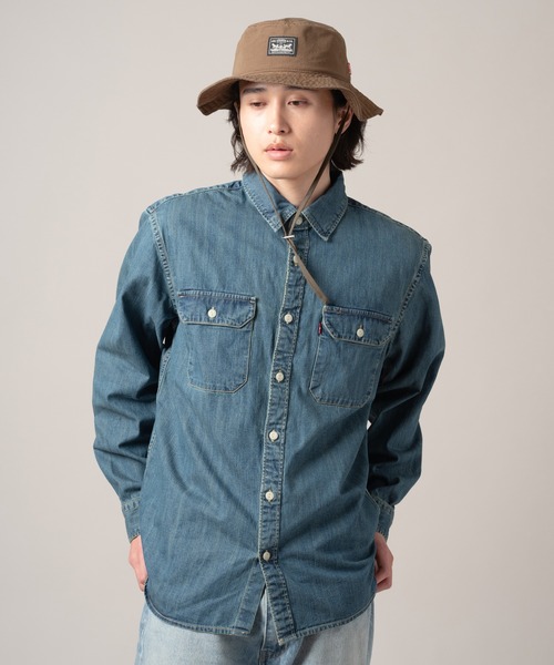 Levi's（リーバイス） 帽子 ハット ドローストリング バケットハット