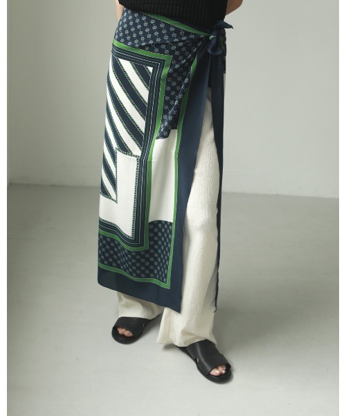 「TODAYFUL」 イージーパンツ 36inch クリーム レディース_画像7