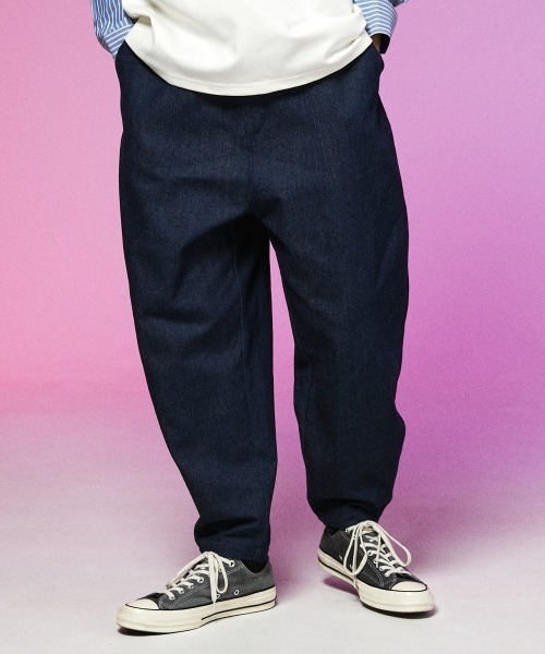 「rehacer」 デニムパンツ LARGE インディゴブルー メンズ_画像3