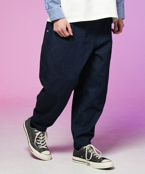 「rehacer」 デニムパンツ LARGE インディゴブルー メンズ_画像5