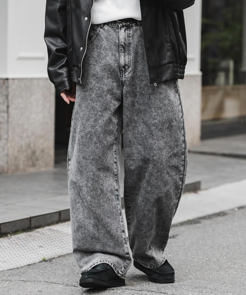 Rocky Monroe（ロッキーモンロー） ワイドパンツ ジーンズ