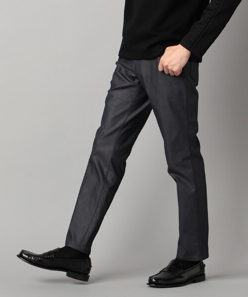 COMME CA MEN（コムサメン） パンツ ドビーストレッチ 5ポケットパンツ