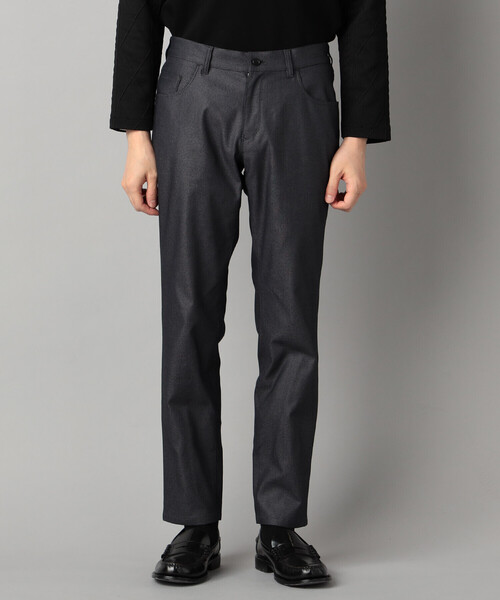 COMME CA MEN（コムサメン） パンツ ドビーストレッチ 5ポケットパンツ