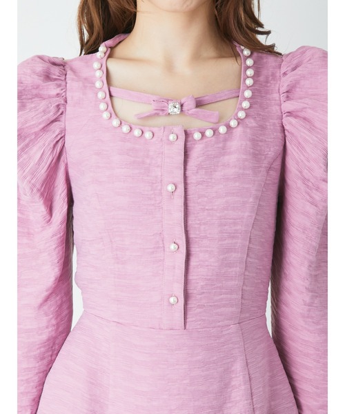 「Ank Rouge」 長袖ワンピース M ベビーピンク レディース_画像5