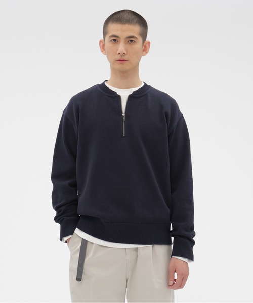 MHL.（エムエイチエル） セーター ニット DENSE ECO PLATED COTTON 