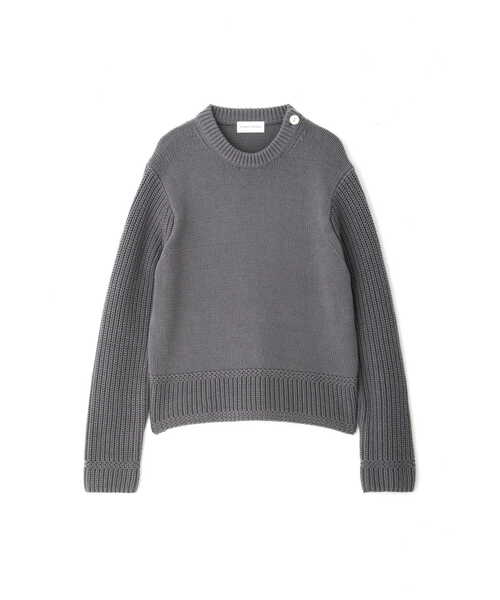 「human woman」 長袖ニット MEDIUM グレー系その他 レディース_画像2