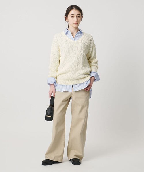 【オシャレ☆UNITED ARROWS】からし色　ニットセーター レディースのニット / セーター（イエロー）｜ユナイテッドアローズ