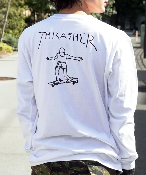 THRASHER（スラッシャー） tシャツ GONZ ART L/S T-SHIRTS/THRASHER 