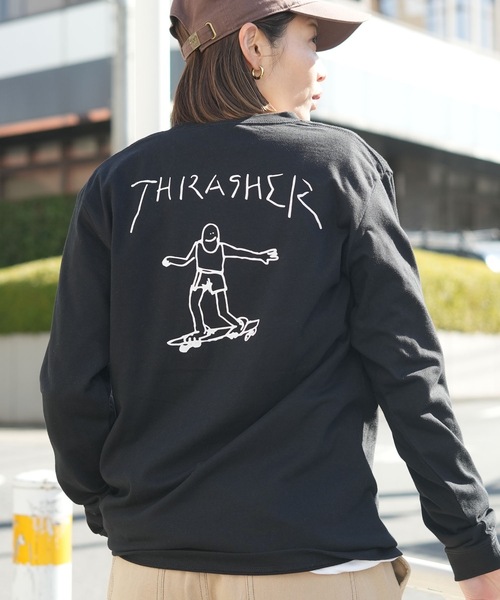 THRASHER（スラッシャー） tシャツ GONZ ART L/S T-SHIRTS/THRASHER