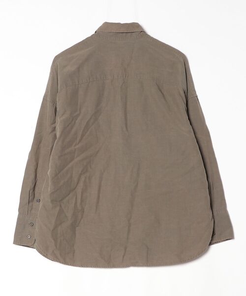 「Lisiere」 長袖シャツ - グリーン レディース_画像2