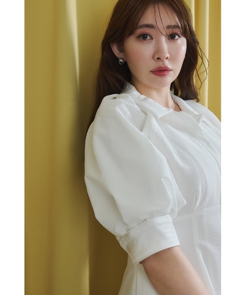 「Her lip to」 シャツワンピース M グレー レディース