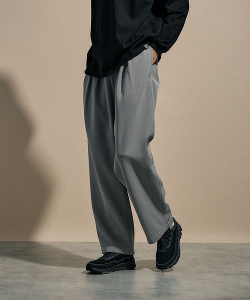 NoReMID ダークグレー ワイドパンツ NUMERALS（ヌメラルズ） ワイドパンツ パンツ 「NUMERALS」SOFT WIDE