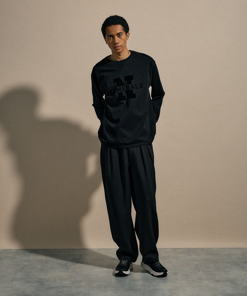 NUMERALS（ヌメラルズ） パンツ 「NUMERALS」SOFT WIDE STRAIGHT PANTS