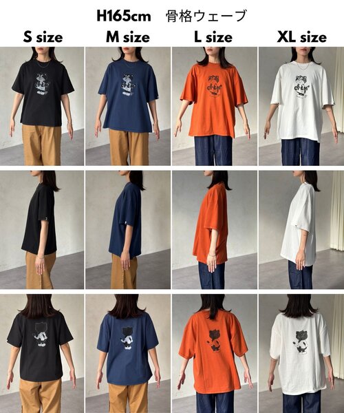 「CPCM」 半袖Tシャツ MEDIUM ブラック レディース_画像4