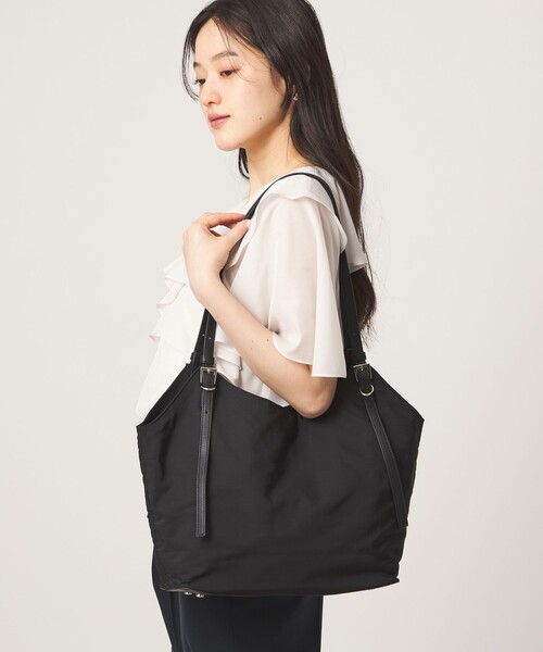トートバッグ 「WEB限定」2WAYバックルハンドル トートバッグ / ショルダーバッグ / A4サイズ はっ水 レディースの画像