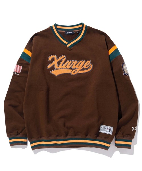 「XLARGE」 スウェットカットソー M ネイビー メンズの画像