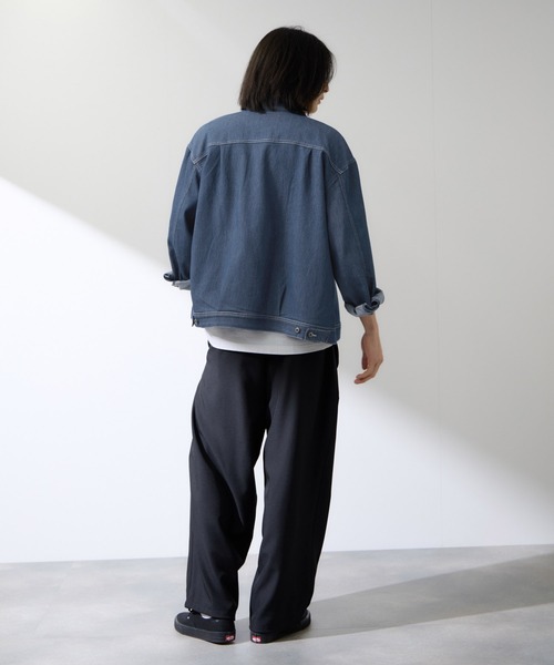 NAVY uvカット デニムジャケット gジャン ブリーズデニム Type2