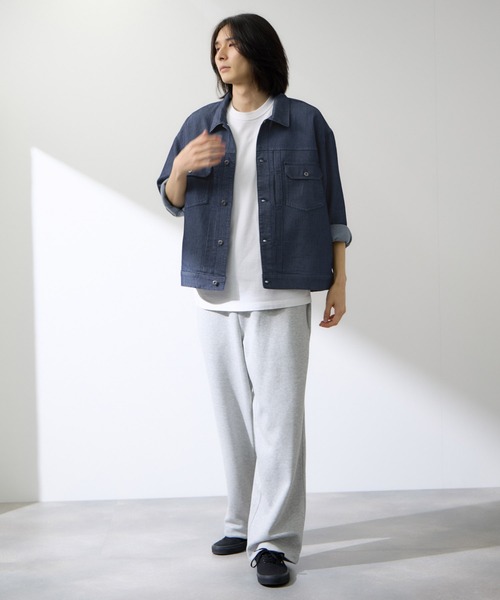 NAVY デニムジャケット gジャン 「NAVY / ネイビー」ブリーズデニム