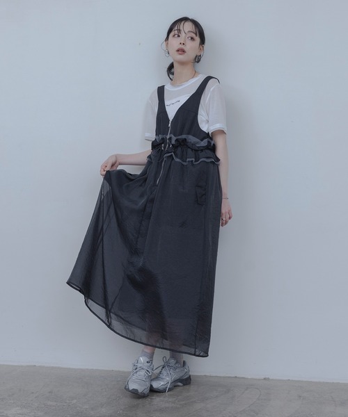 Eimee Law（エイミーロウ） ジャンパースカート ウエストフリル