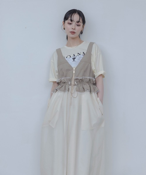 Eimee Law（エイミーロウ） ジャンパースカート ウエストフリル