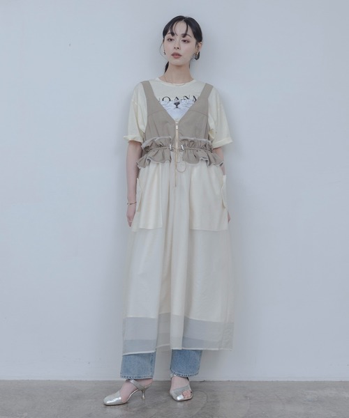 Eimee Law（エイミーロウ） ジャンパースカート ウエストフリル