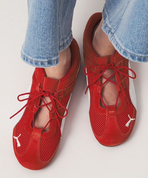 スニーカー 「PUMA」スピードキャット GO スニーカー レディースの画像