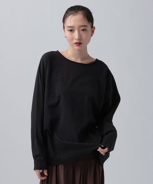 LEPSIM（レプシィム） tシャツ スラブクルーLS 647648 レディース