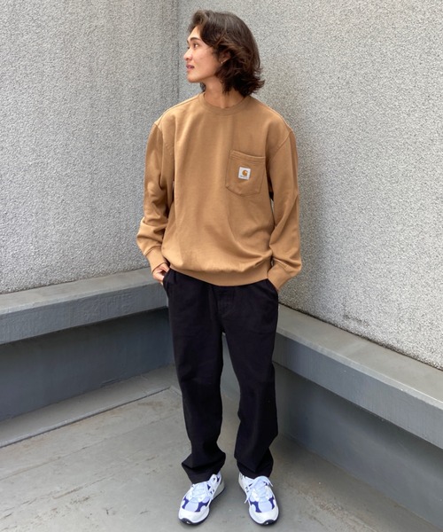 「Carhartt WIP」 スウェットカットソー L カーキ メンズ_画像7