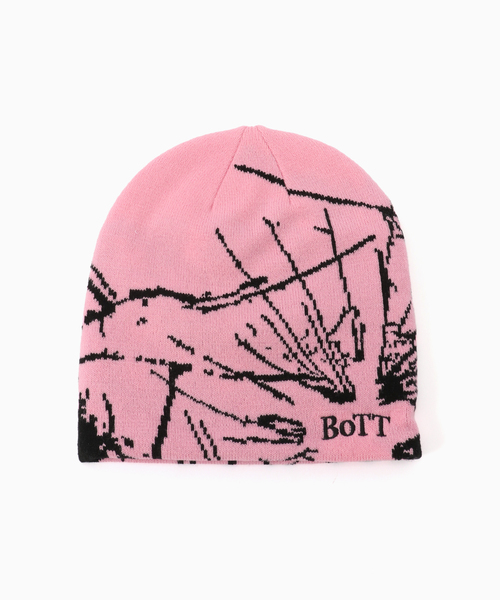 BoTT（ボット） ニット帽 ニットキャップ SHATTERED SCULL CAP BEANIE