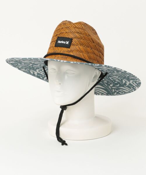 美品 ハーレーダビッドソン ハット 帽子 L 　テンガロー　迷彩 Hurley（ハーレー） 帽子 ハット メンズ 「Hurley:ハーレー」ストロー