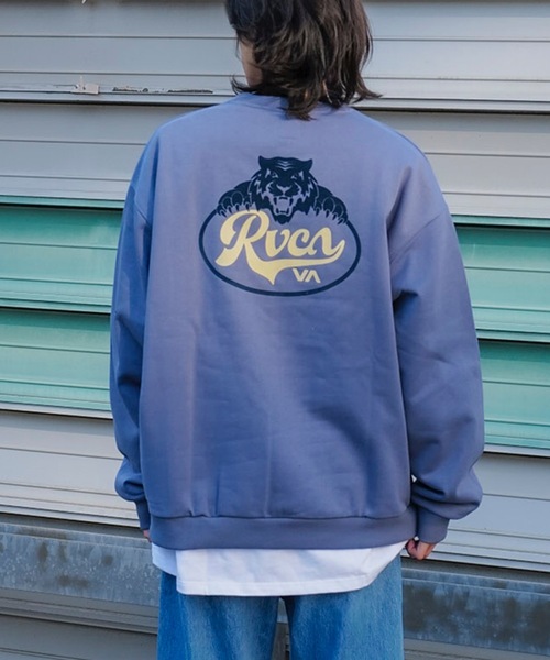 「RVCA」 スウェットカットソー MEDIUM ホワイト メンズ_画像2