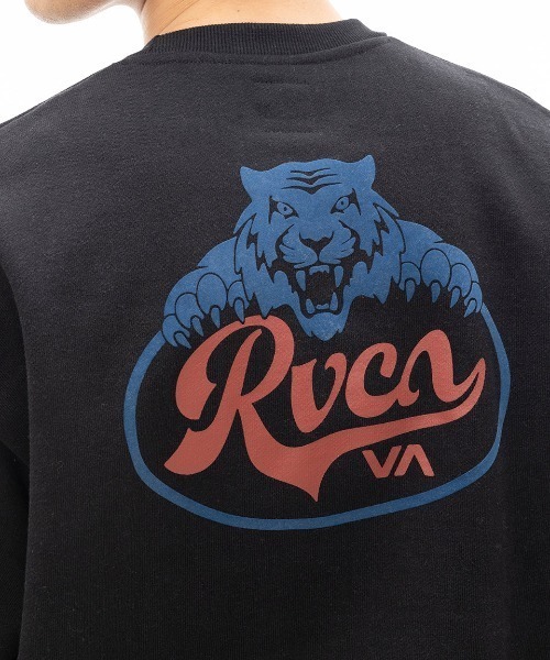 「RVCA」 スウェットカットソー MEDIUM ホワイト メンズ_画像9