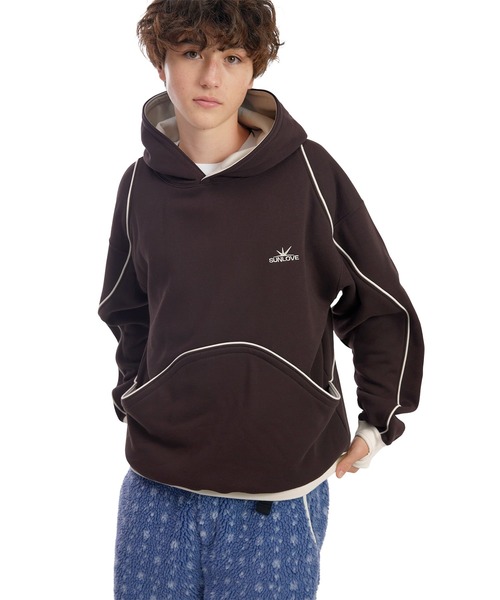 SUNLOVE Crescent Brushed Hoodie パーカー SUNLOVE（サンラブ） パーカー Crescent Brushed Hoodie レディース