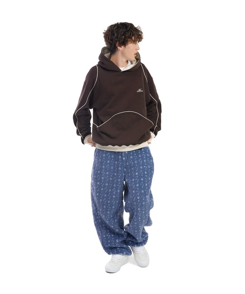 SUNLOVE（サンラブ） パーカー Crescent Brushed Hoodie レディース