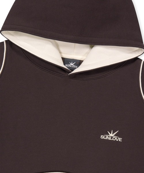SUNLOVE（サンラブ） パーカー Crescent Brushed Hoodie レディース