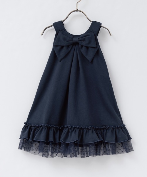 「panpantutu」 「KIDS」ノースリーブワンピース 130cm ネイビー キッズ_画像2