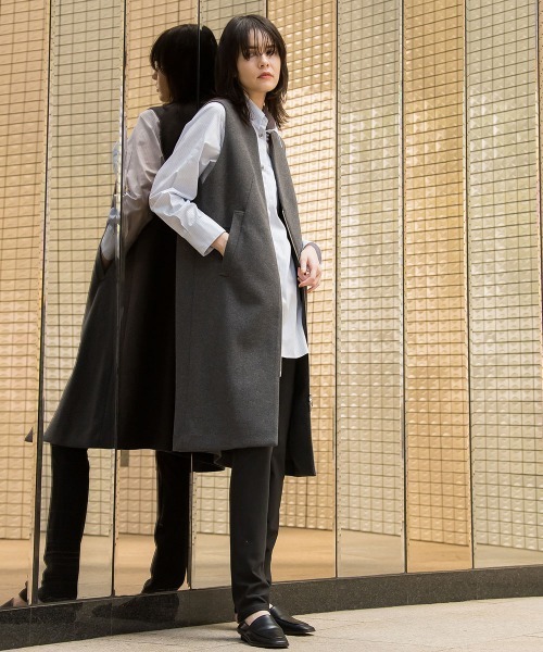 「la.f…」 パンツ 7号 ベージュ レディース_画像2