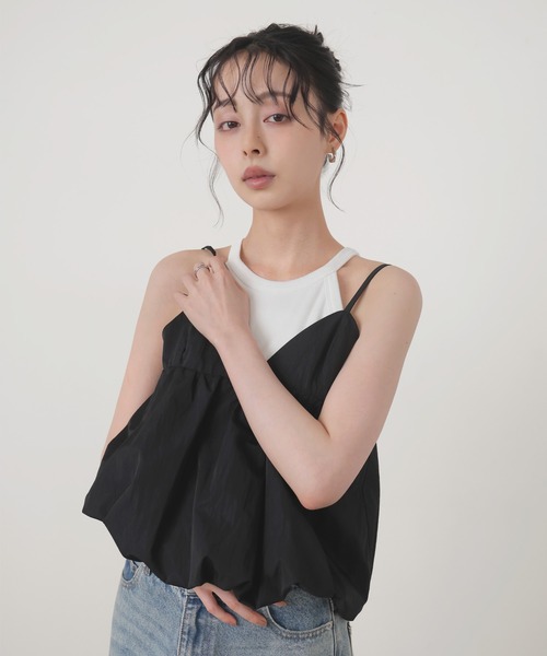 LIAN（リアン） キャミソール 「撥水加工」バルーンキャミビスチェ