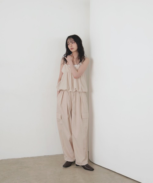 LIAN（リアン） キャミソール 「撥水加工」バルーンキャミビスチェ