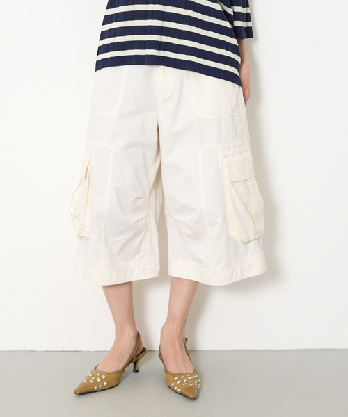 SLY（スライ） ワイドパンツ カーゴパンツ WASHED 2WAY CARGO PT