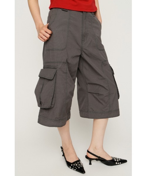 SLY（スライ） ワイドパンツ カーゴパンツ WASHED 2WAY CARGO PT