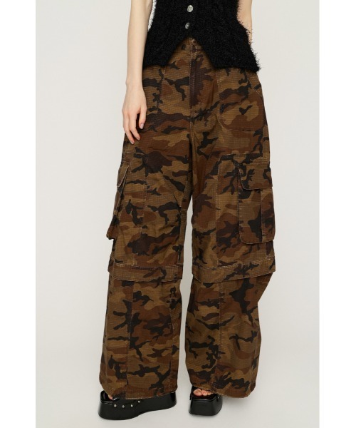 SLY（スライ） ワイドパンツ カーゴパンツ WASHED 2WAY CARGO PT