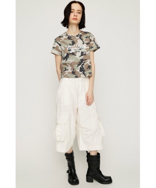 SLY（スライ） ワイドパンツ カーゴパンツ WASHED 2WAY CARGO PT