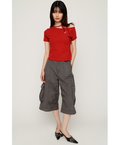 SLY（スライ） ワイドパンツ カーゴパンツ WASHED 2WAY CARGO PT