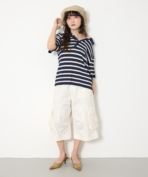 SLY（スライ） ワイドパンツ カーゴパンツ WASHED 2WAY CARGO PT
