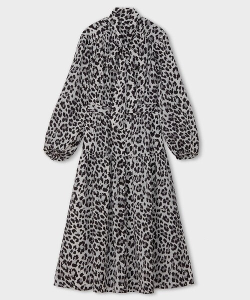 「GRACE CLASS」 長袖ワンピース 36 グレー レディース_画像7