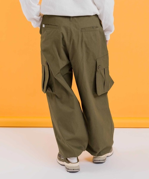 「MUHET」 カーゴパンツ MEDIUM ネイビー レディース_画像6
