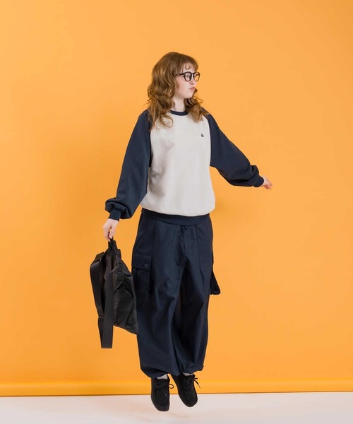 「MUHET」 カーゴパンツ MEDIUM ネイビー レディース_画像8
