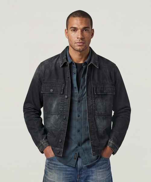 G-STAR RAW メンズGジャン、デニムジャケット（サイズ（S/M/L）：SS