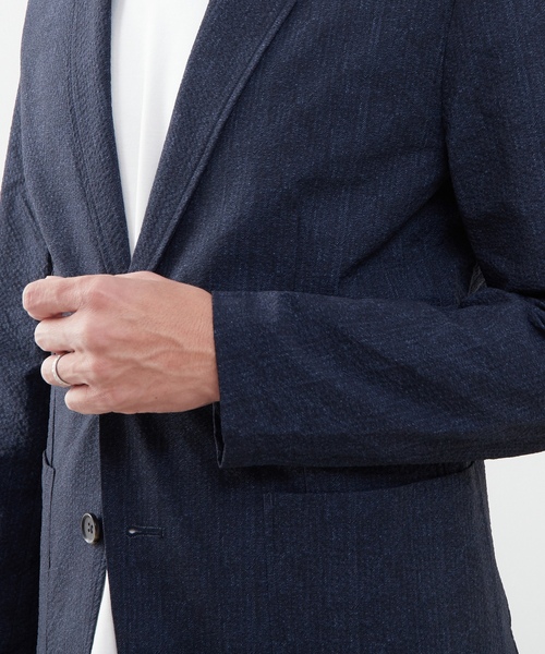 「MEN'S MELROSE」 テーラードジャケット 5 ベージュ メンズ_画像7